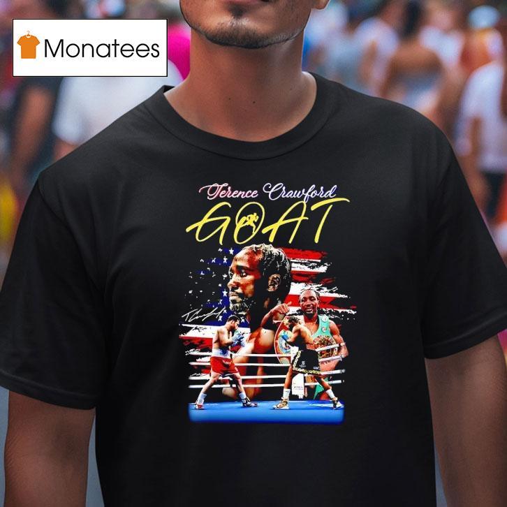 Terence Crawford Goat Vs Canelo Alvarez Super Middleweight Boxing T Shirt Terence Crawford Goat Vs Canelo Alvarez Super Middleweight Boxing T Shirt