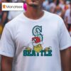 The Grinch Vs Seattle Mariners Christmas Mlb Baseball T Shirt