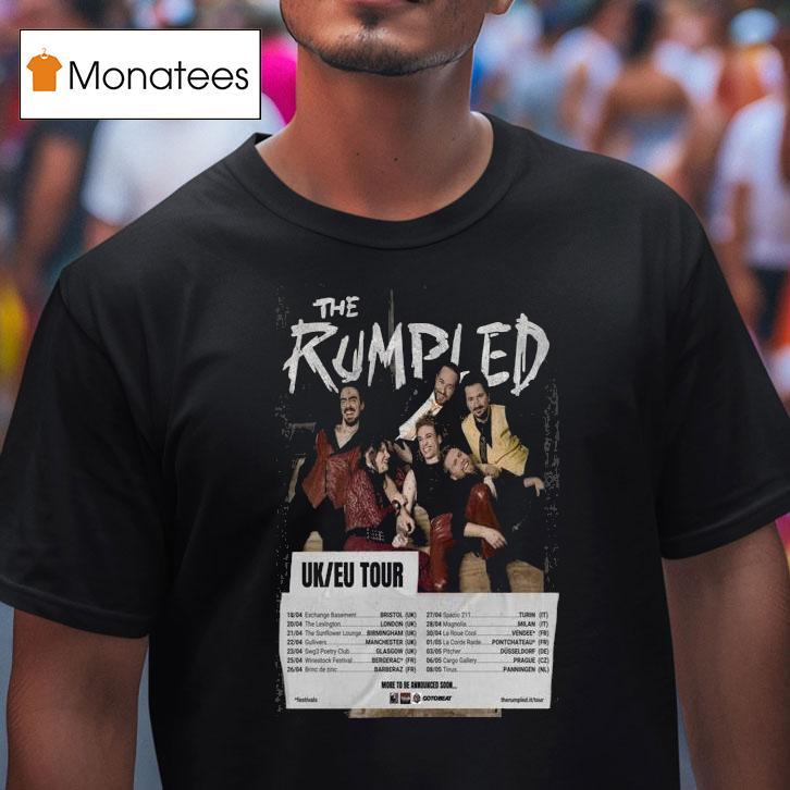 The Rumpled Uk Eu Spring Tour T Shirt The Rumpled Uk Eu Spring Tour T Shirt