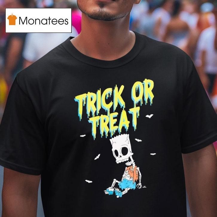 The Simpsons Trick Or Treat Skeleton Halloween T Shirt The Simpsons Trick Or Treat Skeleton Halloween T Shirt