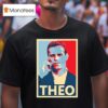 Theo Epstein In Action Signed T Shirt