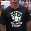 This Is My Scary Halloween Costume Bowling T Shirt