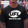 United Football League Ufl Primary Logo T Shirt