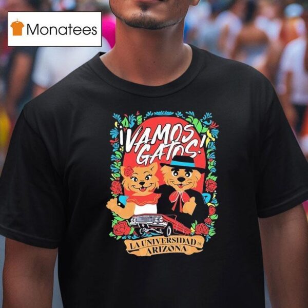 Vamos Gatos La Universidad De Arizona T Shirt