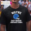 Wayne East Husker Football Helmet Conference Champs T Shirt