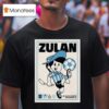 Zulan October The Regency Ballroom San Francisco Ca T Shirt