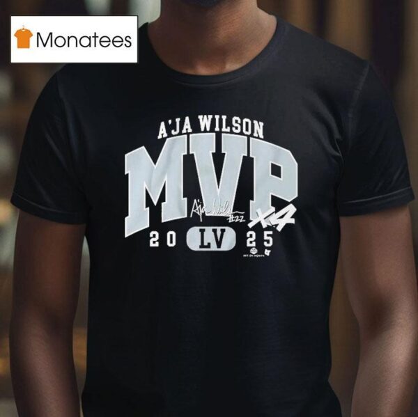 A Ja Wilson Mvp X Las Vegas Aces T Shirt