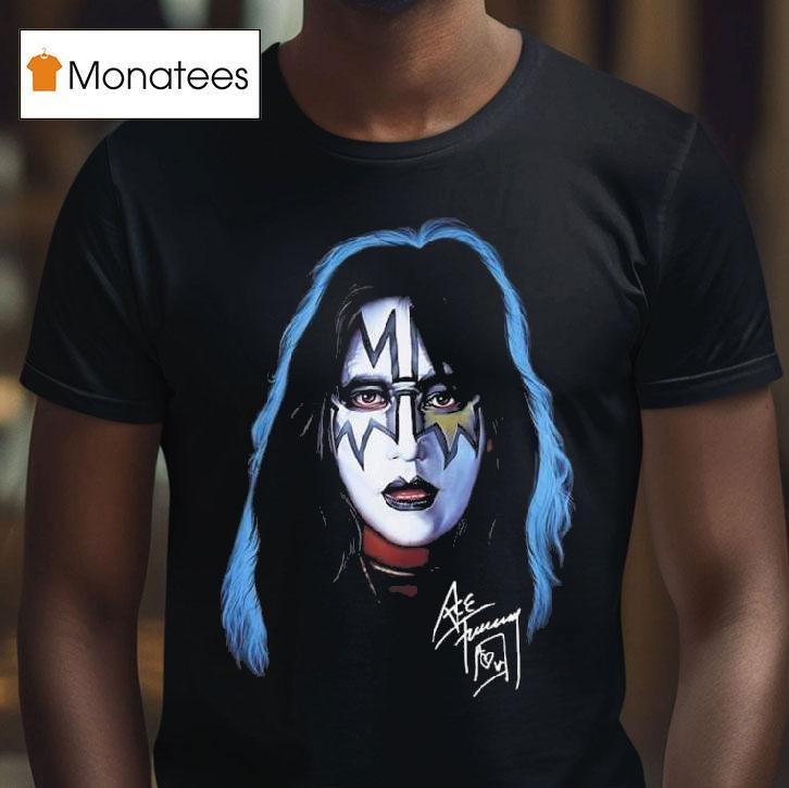 Ace Frehley Kiss Signature Vintage T Shirt Ace Frehley Kiss Signature Vintage T Shirt