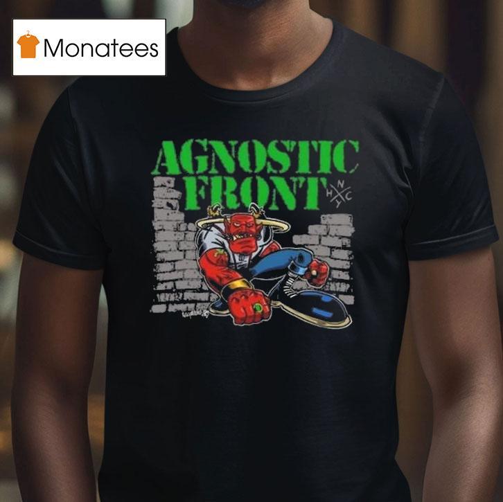 Agnostic Front Lambrou Beas T Shirt Agnostic Front Lambrou Beas T Shirt