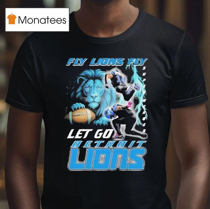 Amon Ra St Brown And Jahmyr Gibbs Fly Lions Fly Super Heroes Let Go Detroit Lions T Shirt Amon Ra St Brown And Jahmyr Gibbs Fly Lions Fly Super Heroes Let Go Detroit Lions T Shirt