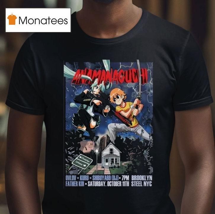 Anamanaguchi October Brooklyn New York T Shirt Anamanaguchi October Brooklyn New York T Shirt