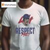 Anthony Rizzo Respect Me Chicago Cubs Baseball T Shirt