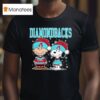 Arizona Diamondbacks Snoopy Charlie Brown Christmas Baseball T Shirt