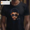 Bad Bunny Portrait Graphic Signature Vintage T Shirt