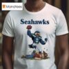 Battle Mascots Seattle Seahawks Beat San Francisco Ers T Shirt