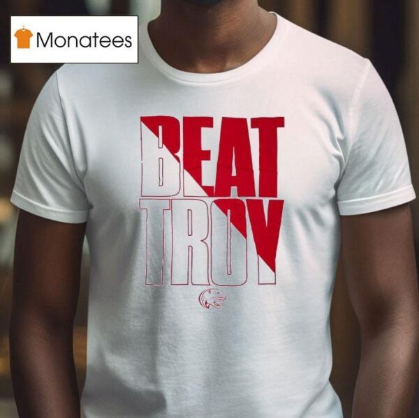 Beat Troy South Alabama Jaguars Logo T Shirt