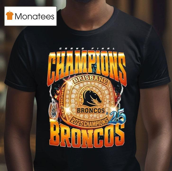 Brisbane Broncos Nrl Ring T Shirt Brisbane Broncos Nrl Ring T Shirt