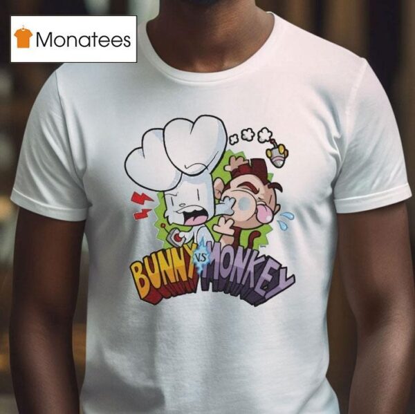 Bunny Vs Monkey Logo T Shirt