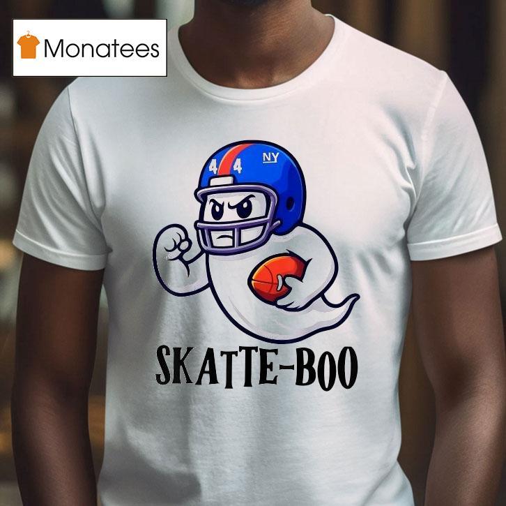 Cam Skattebo Skatte Boo Ghost New York Giants Halloween T Shirt Cam Skattebo Skatte Boo Ghost New York Giants Halloween T Shirt