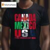 Canna Mexico Usa Fifa World Cup Host Graphic T Shirt