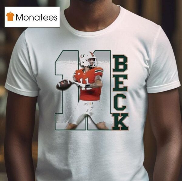 Carson Beck Miami Hurricanes Players T Shirt