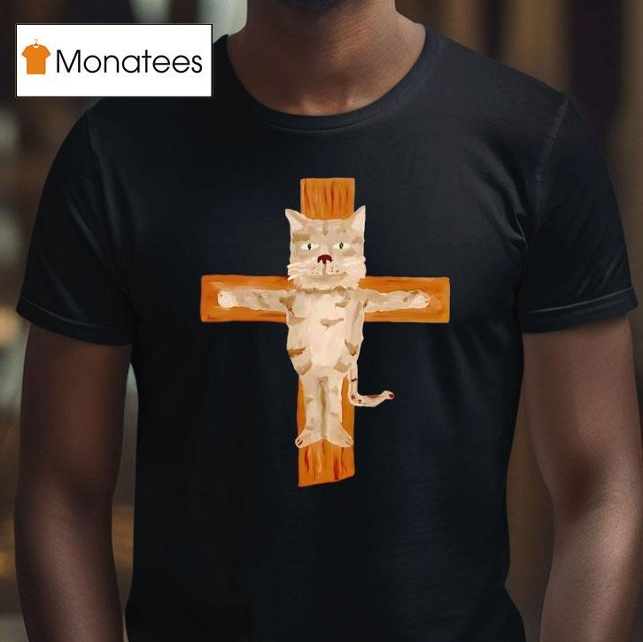 Cat Crucified T Shirt Cat Crucified T Shirt