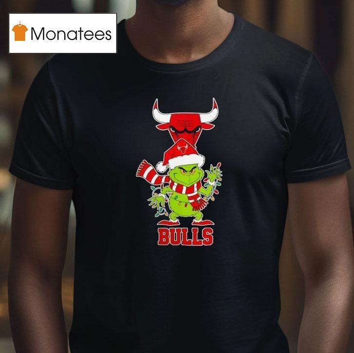 Chicago Bulls X Grinch Santa Nba Christmas T Shirt Chicago Bulls X Grinch Santa Nba Christmas T Shirt