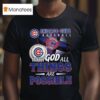 Chicago Cubs Baseball With God All Things Are Possible T Shirt