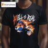 Cincinnati Hell Is Real Retro Flame T Shirt