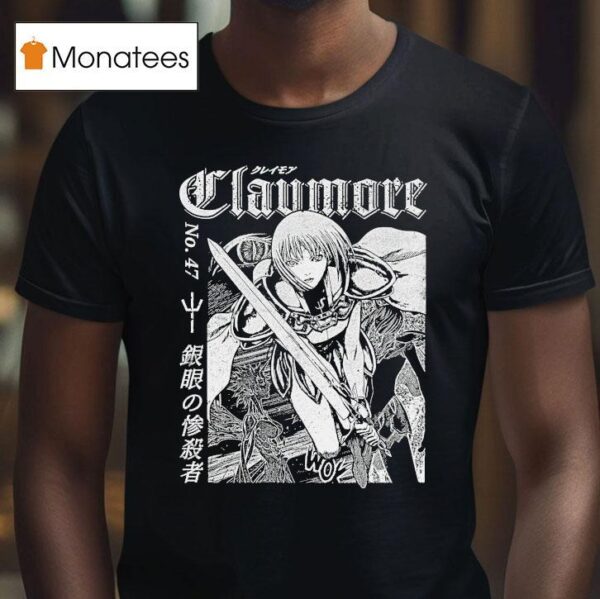 Claymore Waifu Manga T Shirt