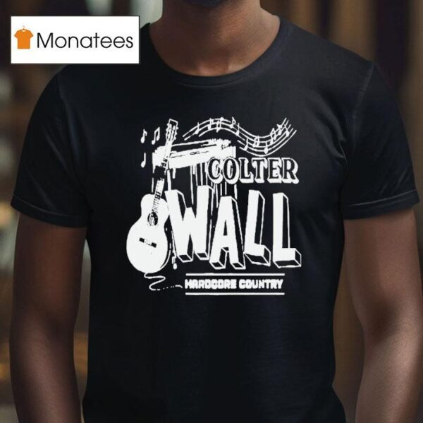 Colter Wall Hardcore Country Guitar T Shirt