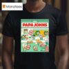 Cookie Run Kingdom Papa Johns T Shirt