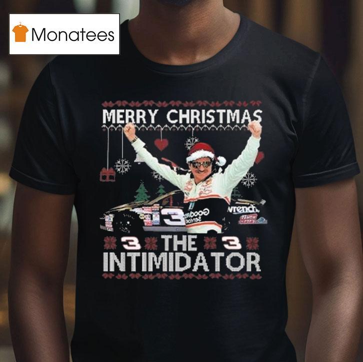 Dale Earnhardt Merry Christmas The Intimidator T Shirt Dale Earnhardt Merry Christmas The Intimidator T Shirt
