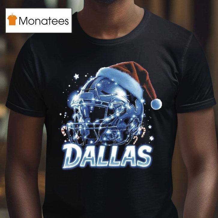 Dallas Cowboys Nfl Helmet Merry Christmas T Shirt Dallas Cowboys Nfl Helmet Merry Christmas T Shirt