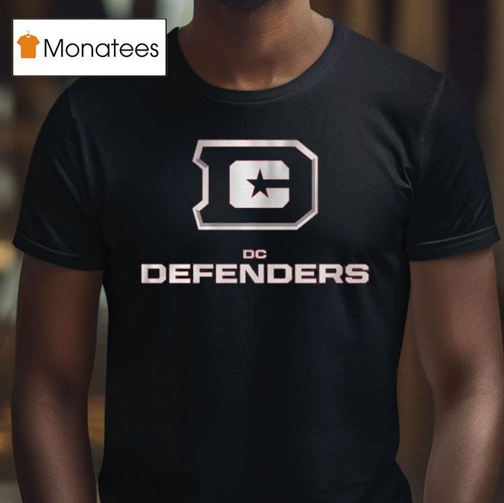 Dc Defenders Lockup Logo T Shirt Dc Defenders Lockup Logo T Shirt