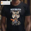 Dehydrated Harley Davidson Motorcycle Motor Wolf T Shirt