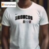 Denver Broncos Salute To Service Heart Beat Ribbon T Shirt