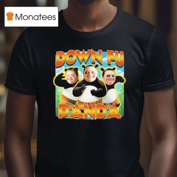 Down Kung Fu Panda T Shirt
