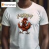 F Caw F Grumpy Rooster Middle Finger Funny T Shirt
