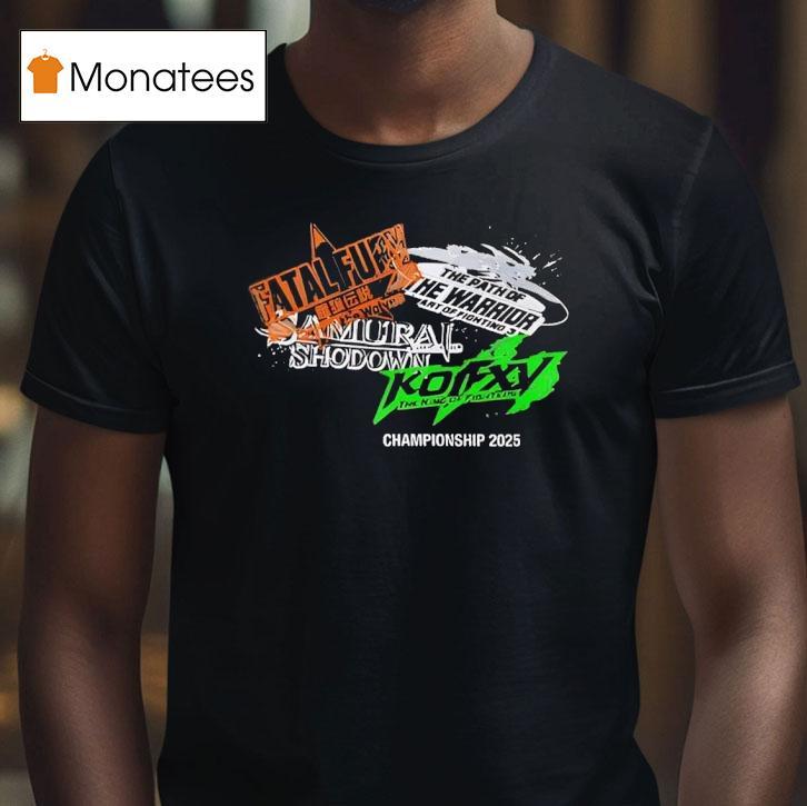 Fatal Fury Samurai Shodown The King Of Fighters Championship T Shirt Fatal Fury Samurai Shodown The King Of Fighters Championship T Shirt