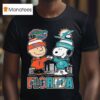 Florida Gators Miami Dolphins Snoopy Merry Peanuts Christmas T Shirt