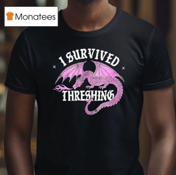 Fourth Wing I Survived Threshing Dragon T Shirt