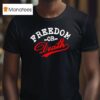 Freedom Or Death Text Design T Shirt