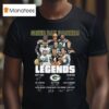 Green Bay Packers Legends Players Signatures T Shirt