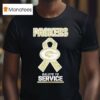Green Bay Packers Salute To Service T Shirt