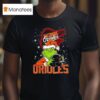 Grinch Baltimore Orioles Baseball Christmas T Shirt
