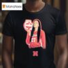 Harper Murray Nebraska Cornhuskers Pepper Portrai T Shirt