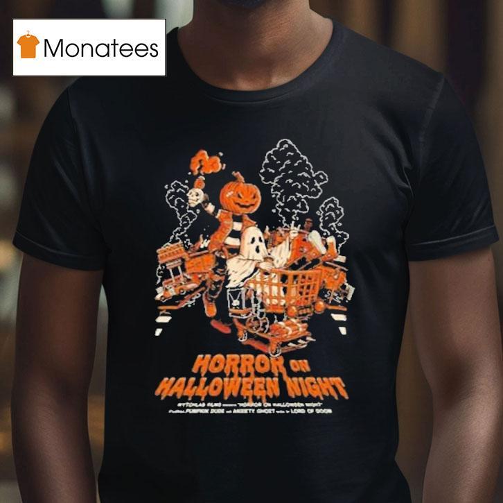 Horror On Halloween Nigh T Shirt Horror On Halloween Nigh T Shirt