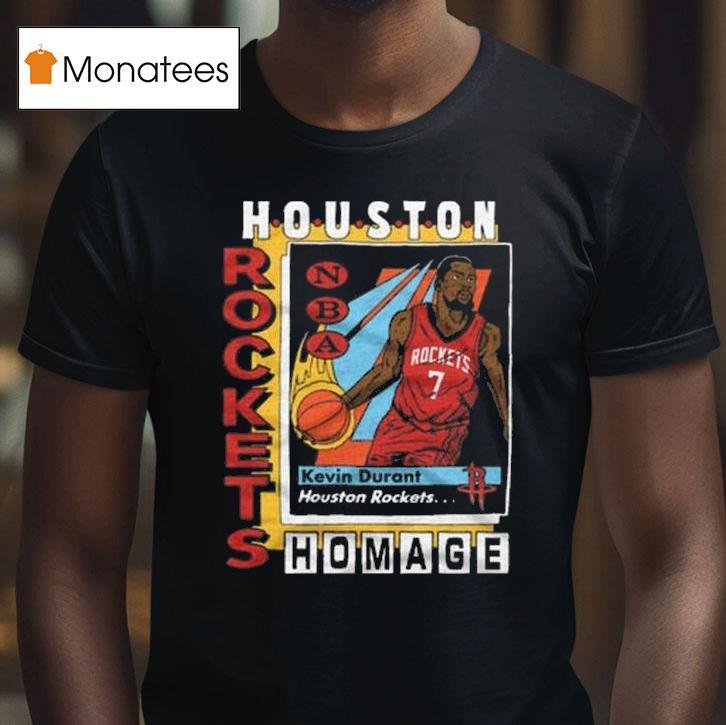 Houston Rockets Trading Card Kevin Duran T Shirt Houston Rockets Trading Card Kevin Duran T Shirt