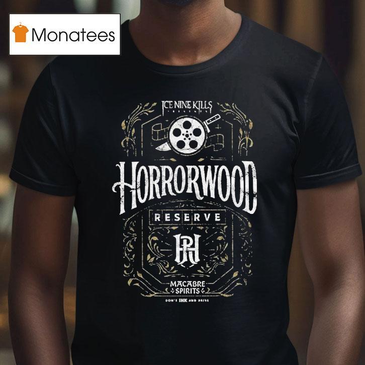 Ice Nine Kills X The Laugh Track Horrorwood Reserve T Shirt Ice Nine Kills X The Laugh Track Horrorwood Reserve T Shirt